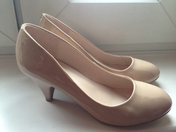 Nude court shoes