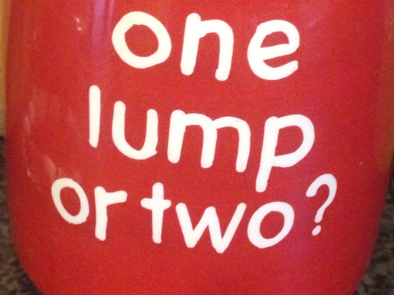 One lump or two? 